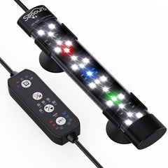 Luz submersible SEAOURA para acuario de 8–17 pulgadas, iluminación constante para el entorno
