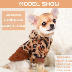 Sebaoyu sudadera invernal para perro pequeño, diseño cómodo y práctico