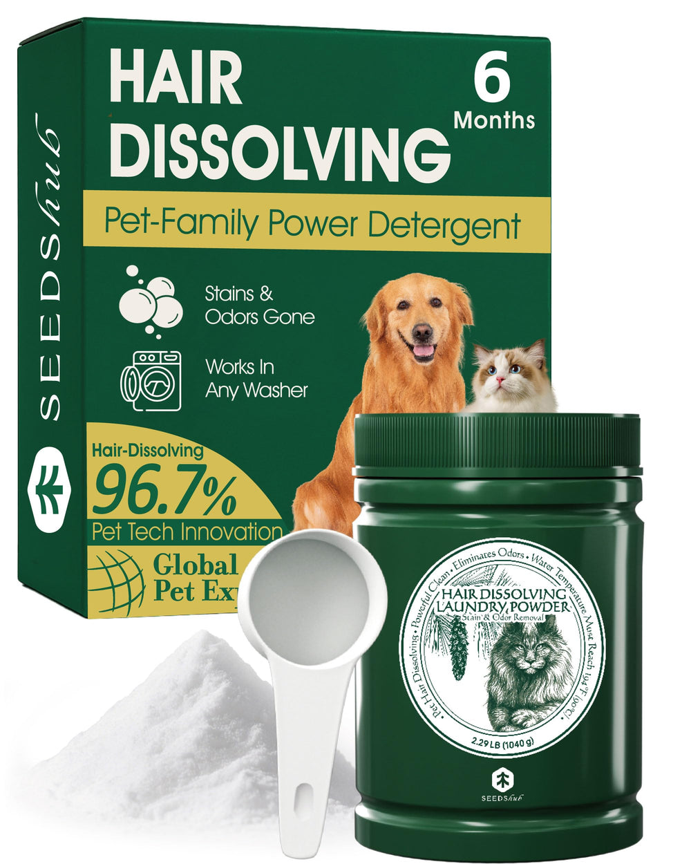 Seedshub quita-pelo para lavandería elimina pelos de mascotas de la ropa.