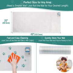 SEERWAY Scat Mat con batería 9V para uso prolongado sin cables.