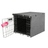 Seiyierr cobertura jaula perro 30 pulgadas frente y lateral para privacidad y comodidad.