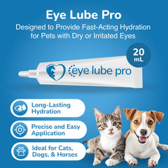 Sentrx Eye Lube Pro aplicación, gotas rápidas para comodidad ocular.