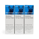 Gotas oculares Sentrx Ocunovis para perros y gatos, alivian la incomodidad ocular.