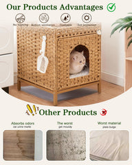 setvson cubierta-rattan-oculta, mejora la armonía del espacio con su aspecto elegante.