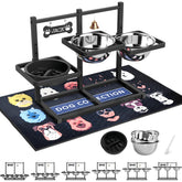 SHAINFUN soporte alto para perros medianos y grandes con cuencos estables
