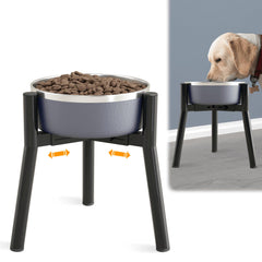 SHAINFUN soporte elevado para perro de 11 pulgadas, base estable para comer.