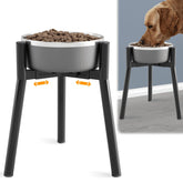 SHAINFUN soporte elevado para perros grandes con ajuste de ancho para tazones grandes.