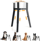 SHAINFUN soporte de tazón elevado para perros, mejora la postura al comer.