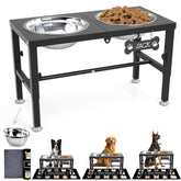 SHAINFUN tazones elevados para perros grandes mejora la comodidad al comer