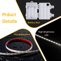 Shangyuan luz LED marina con fijación adhesiva para montaje sencillo