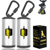Shaouman porta bolsas para perros en aluminio resistente, práctico durante paseos