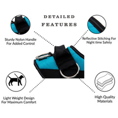 SHAWNCO arnés reflectivo para seguridad durante paseos nocturnos.