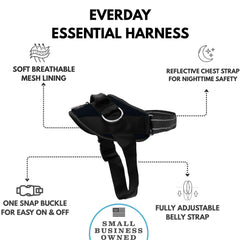 SHAWNCO Essential Harness dorsal para ajuste cómodo y control seguro
