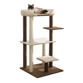 SHENGOCASE arbol para gatos, torre con plataforma grande, ideal para observar desde la ventana.