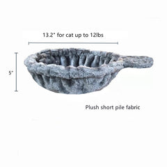 SHENGOCASE hamaca para gatos gris, rincón cálido para acurrucarse