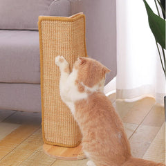SHENGOCASE rascador de madera natural con sisal para rascar y estirar.