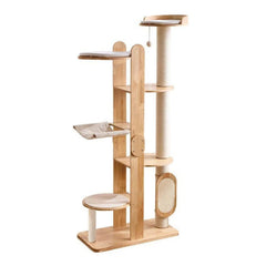 SHENGOCASE torre para gatos: hamaca cómoda para observar el entorno.