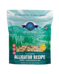 Shepherd Boy Farms alligator receta liofilizado, fuente de proteína para perros activos
