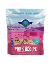 Shepherd Boy Farms alimento liofilizado de cerdo para perros, proteína alta para energía