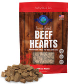 Recompensas Shepherd Boy Farms: corazón de res liofilizado para perros y gatos.