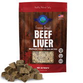 Shepherd Boy Farms Higado de res congelado: premio sabroso y alto en proteína para perros y gatos
