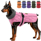 Sheripet chaqueta para perro, vista frontal, protege del frío durante paseos.