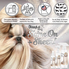 Pelo suave y brillante con Shine-On tras su uso.