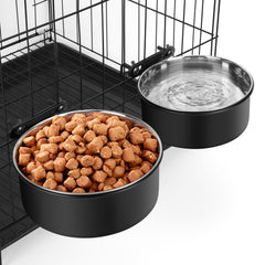 ShineMe cuenco jaula 54oz: estable para comida y bebida dentro de la jaula.