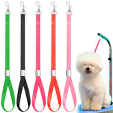 Shinylin lazo de cuidado para mascotas en nylon negro, seguro para baño.