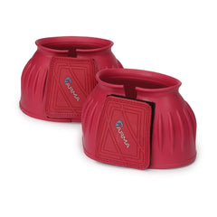 Shires ARMA Over Reach Boots rosado mediano protegen las patas durante el trabajo diario.