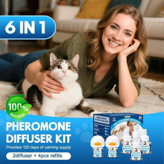 SHIUMORE difusor-feromonas-gato con dos unidades para relajación diaria