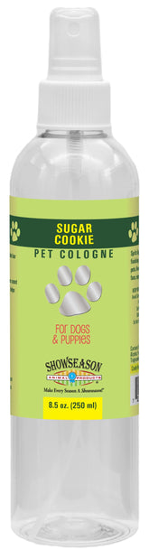 Showseason Sugar Cookie Dog Cologne botella: aroma duradero para perros tras el baño