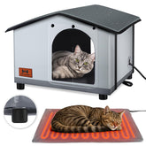 SHU UFANRO casa-gato-aislada-techo-impermeable, refugio cálido frente a la lluvia.
