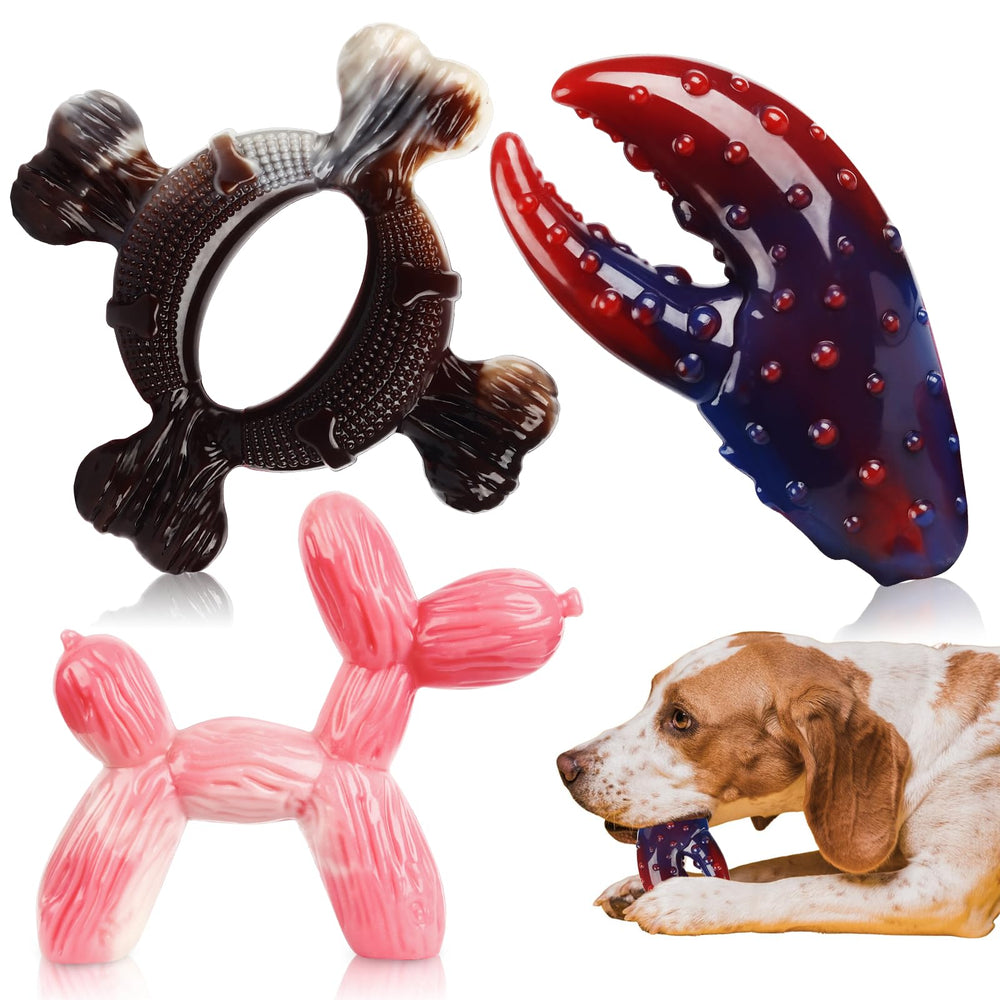 SHWLNY Juguete nylon duro para perros agresivos ideal para masticar y entretener