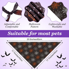 Shyyween arana panuelo para perros, diseño llamativo para celebraciones.