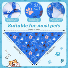 Shyyween bandanas de 65x45 cm, ajustables para la mayoría de perros.