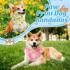 Shyyween bandanas con huellas y huesos para resaltar tu mascota.