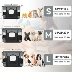Siedihit Playpen para gato, interior amplio para juego seguro