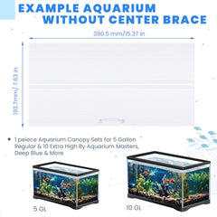 Sieral tapa de acuario con asa ergonómica para manejo sencillo.