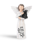 SIGUEJOR figura-angel negro para perros, recuerdo conmemorativo en casa.