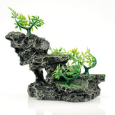 SiissaPeksid paisaje roca con arbol de musgo, crea un acuario natural.
