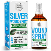 Silver Grade spray para reptiles, botella lista para uso rápido.