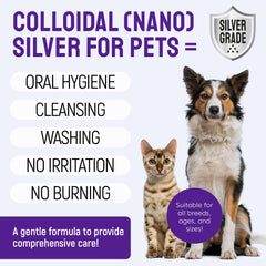 SILVER GRADE Spray dental apto para perros y gatos, uso diario.