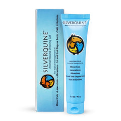 Gel Silverquine para curación de heridas en perros, adhesión suave y sin pegarse al pelaje.