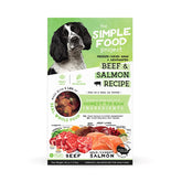 Simple Food Project carne-salmon 24oz empaque: opción conveniente para alimentar a tu perro.