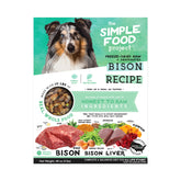 Simple Food Project bison, bolsa de comida; opción asequible para perros.