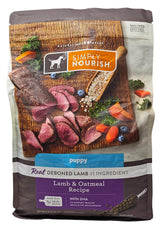 SIMPLY NOURISH cachorros croquetas de cordero y avena en bolsa de 5 libras
