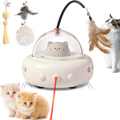 Simxihong Juguete Gato Láser Interior: estimula la caza y la actividad.