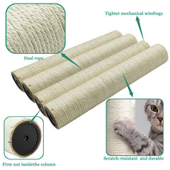 SIYIPURR postes rasca para interiores en árboles para gatos.
