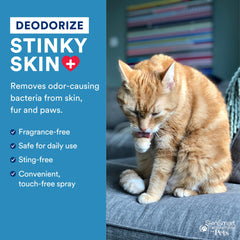 SkinSmart Antimicrobial, sin esteroides ni antibióticos, seguro para uso diario.